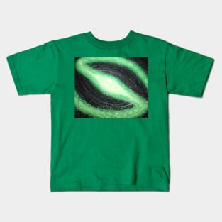 Green galaxy Kids T-Shirt